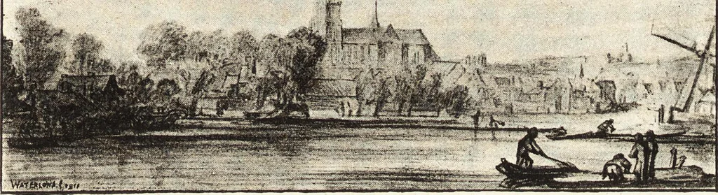An illustration from The landscape and pastoral painters of Holland : Ruisdael, Hobbema, Cuijp, Potter, 1891, leaf 90