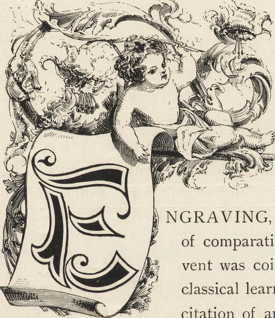 An illustration from The masters and master-pieces of engraving, 1894, leaf 22