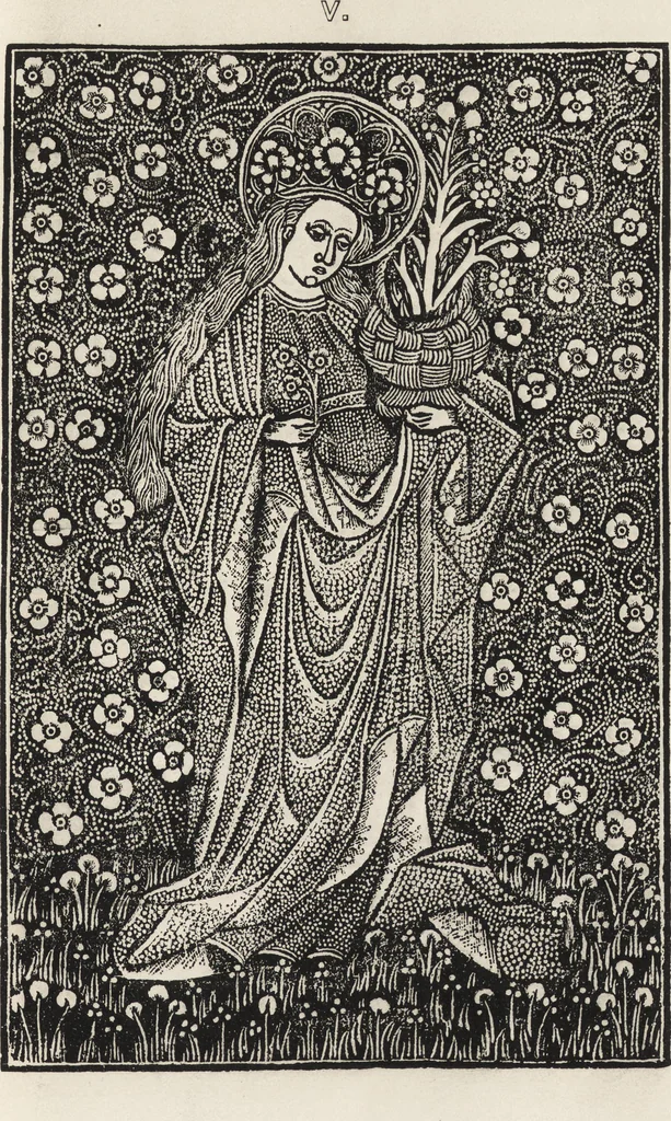 An illustration from A descriptive catalogue of early prints in the British museum German and Flemish schools, 1879, leaf 372