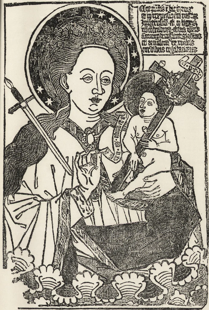An illustration from A descriptive catalogue of early prints in the British museum German and Flemish schools, 1879, leaf 376