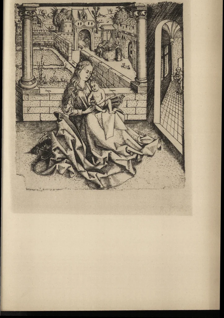 An illustration from A descriptive catalogue of early prints in the British museum German and Flemish schools, 1879, leaf 528