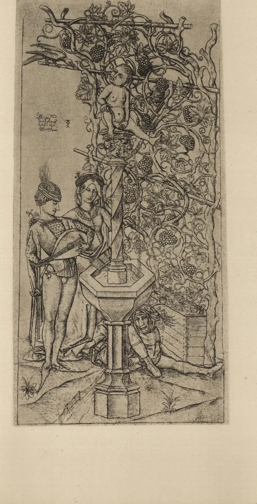 An illustration from A descriptive catalogue of early prints in the British museum German and Flemish schools, 1879, leaf 530