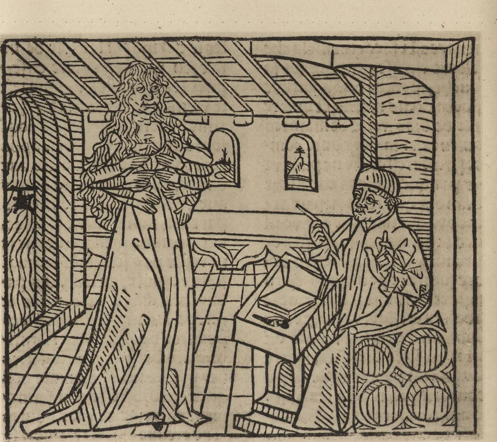 An illustration from A descriptive catalogue of early prints in the British museum German and Flemish schools, 1879, leaf 536