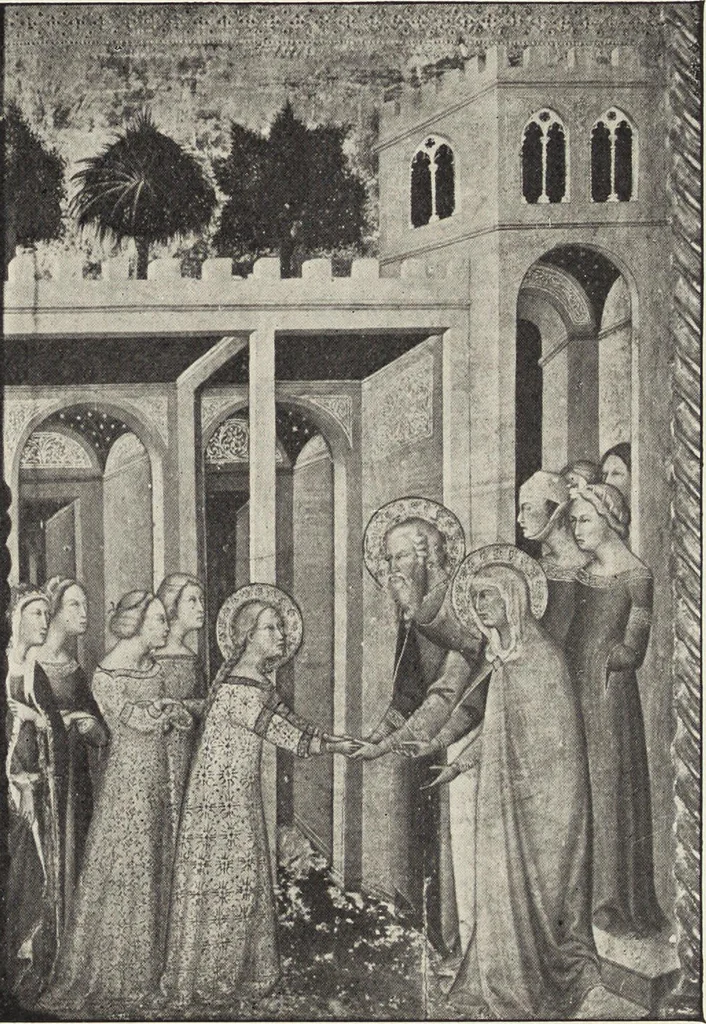 An illustration from A history of painting in Italy : Umbria, Florence and Siena from the second to the sixteenth century, 1903, leaf 182