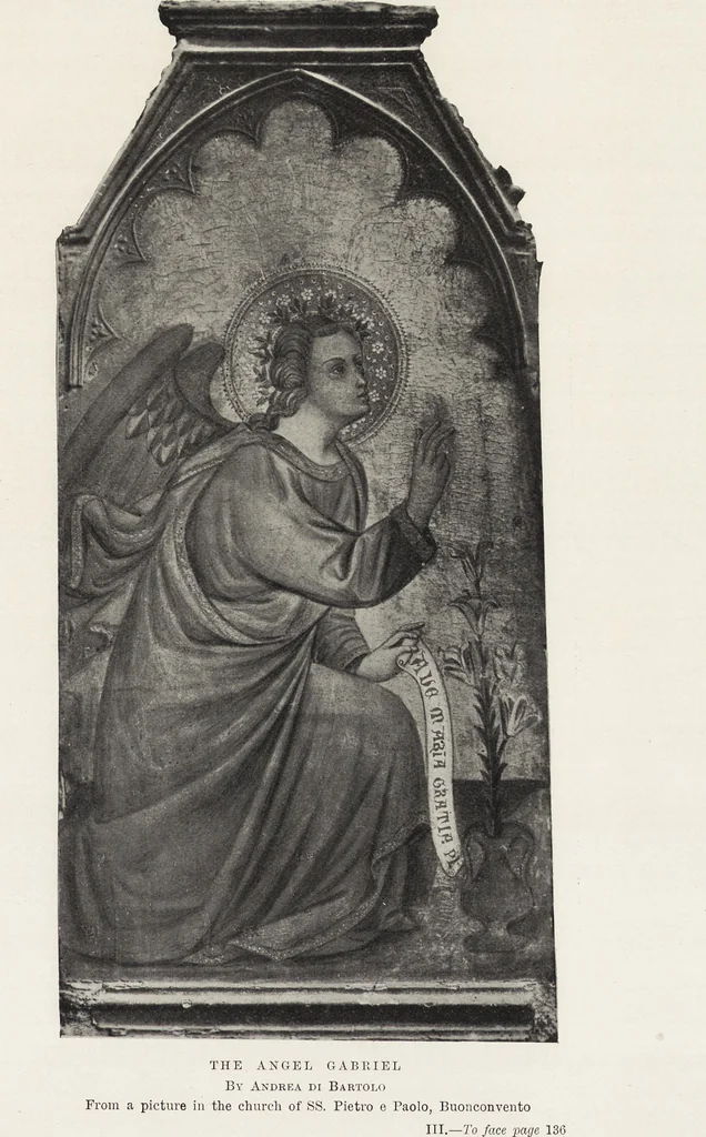 An illustration from A history of painting in Italy : Umbria, Florence and Siena from the second to the sixteenth century, 1903, leaf 204