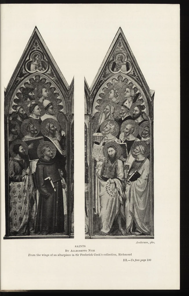 An illustration from A history of painting in Italy : Umbria, Florence and Siena from the second to the sixteenth century, 1903, leaf 256