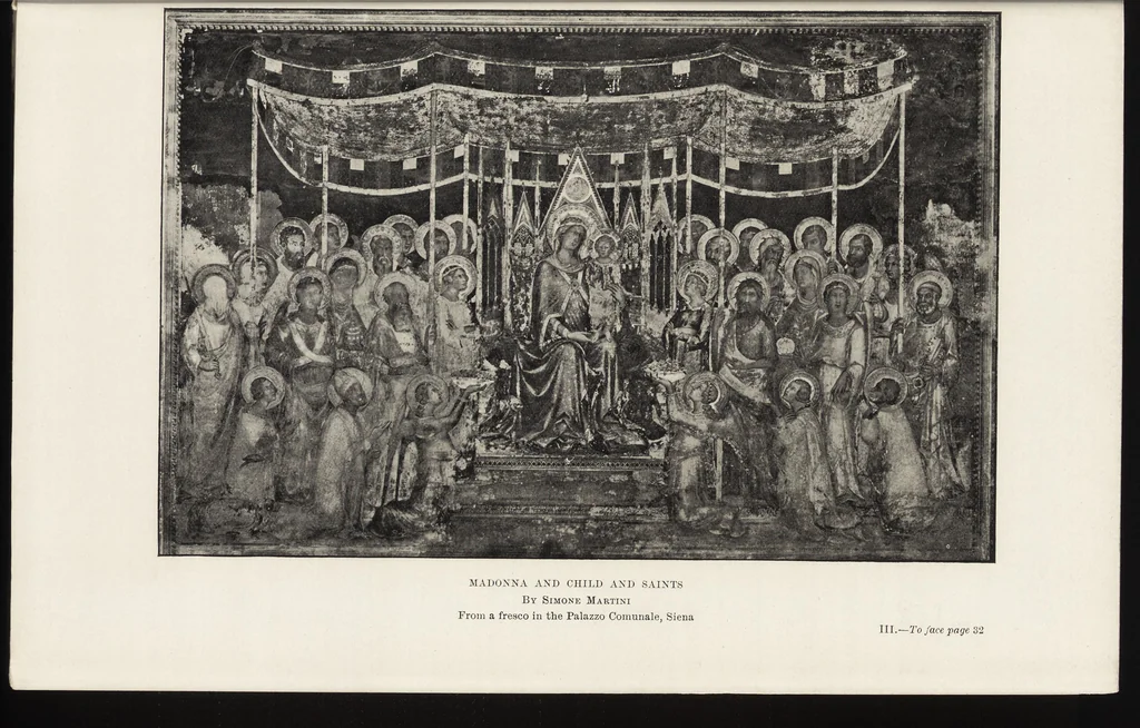 An illustration from A history of painting in Italy : Umbria, Florence and Siena from the second to the sixteenth century, 1903, leaf 62