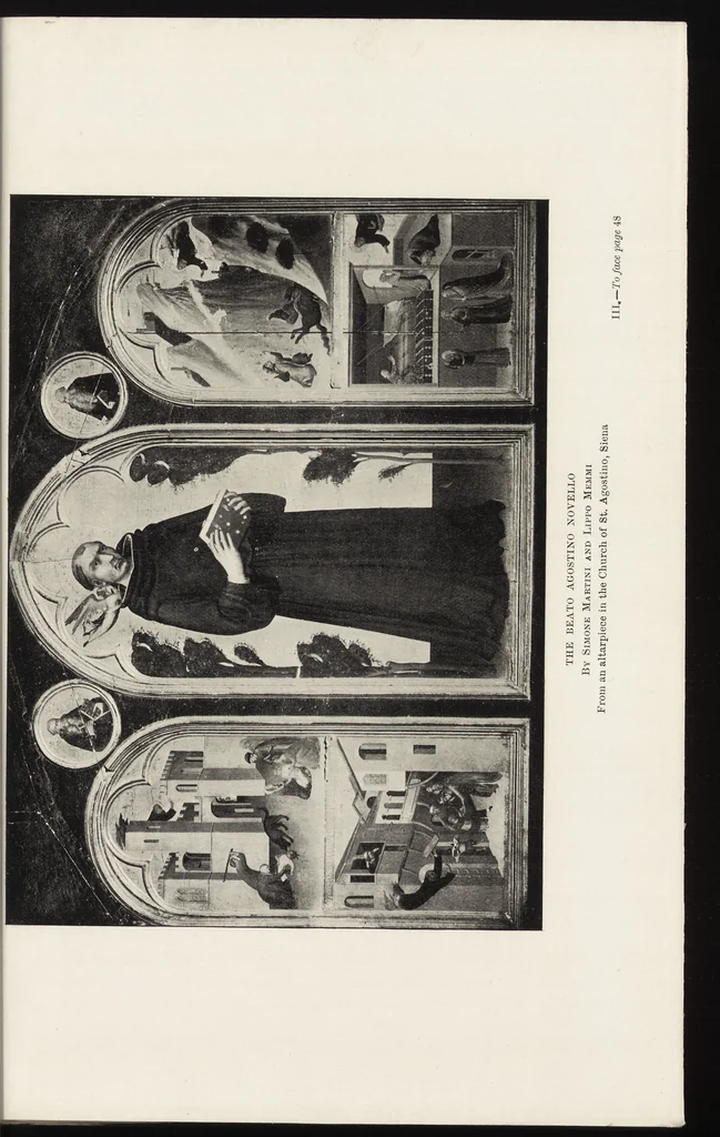 An illustration from A history of painting in Italy : Umbria, Florence and Siena from the second to the sixteenth century, 1903, leaf 84