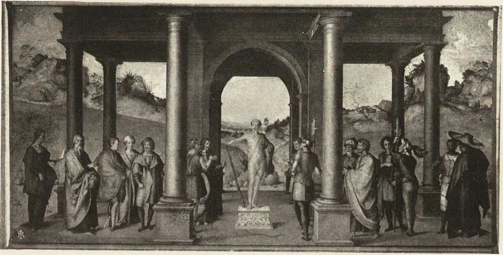 An illustration from A new history of painting in Italy, from the II to the XVI century;, 1908, leaf 540