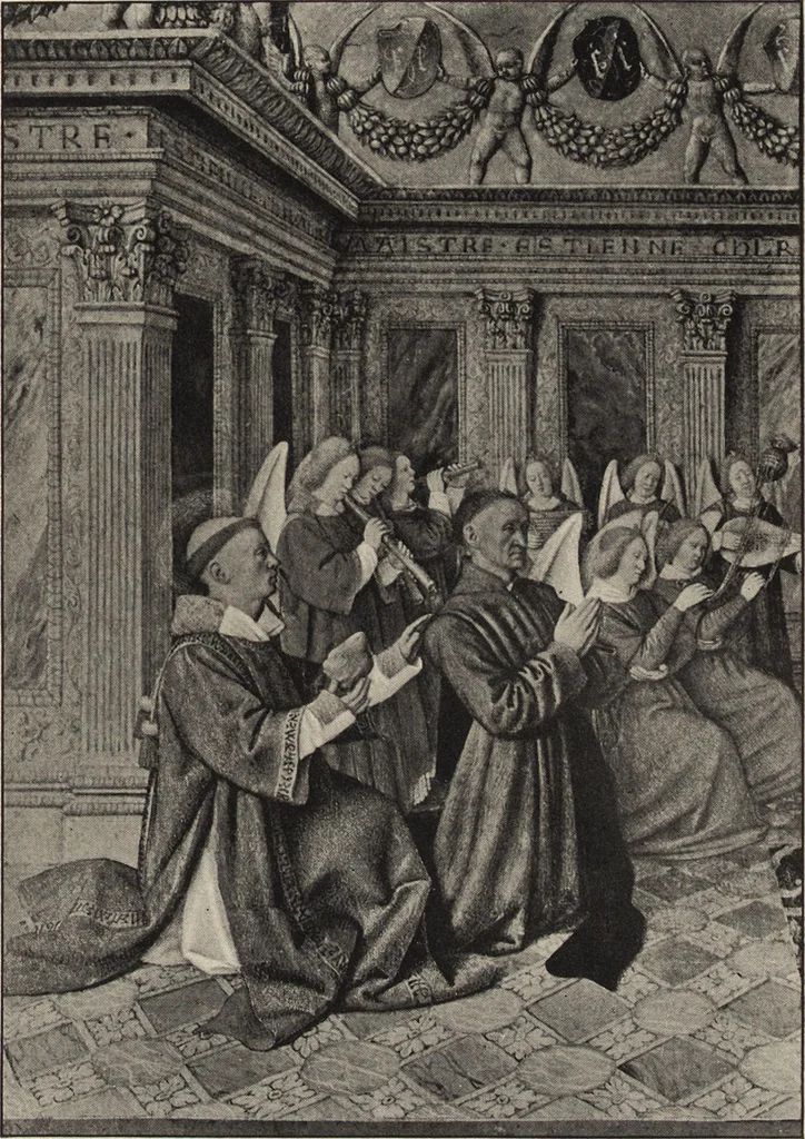 An illustration from Chantilly, Musée Condé. Notice des peintures, 1899, leaf 220