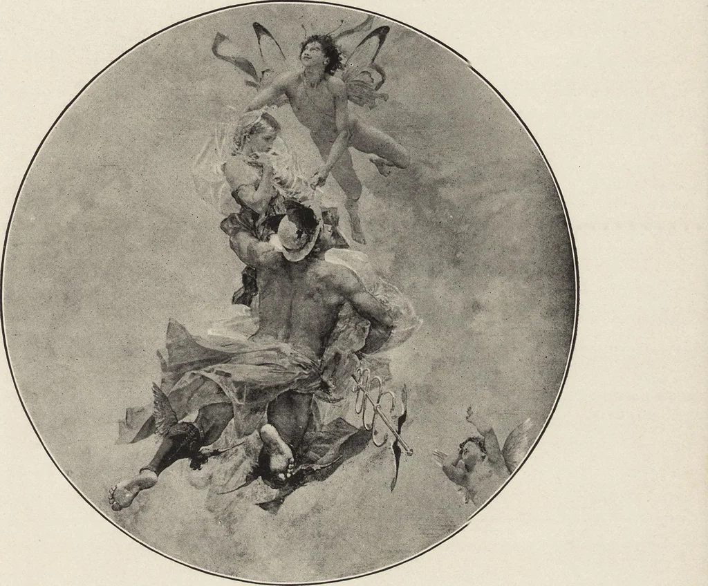 An illustration from Chantilly, Musée Condé. Notice des peintures, 1899, leaf 494