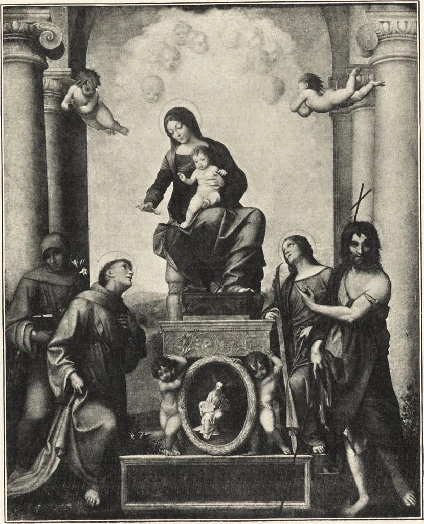An illustration from The study and criticism of Italian art, 1901, leaf 64