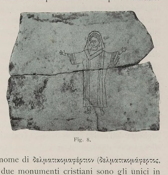 An illustration from Roma sotterranea : le pitture delle catacombe romane, 1903, leaf 110