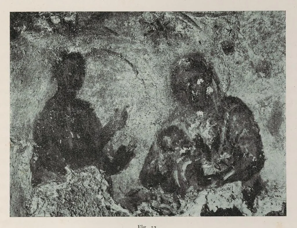 An illustration from Roma sotterranea : le pitture delle catacombe romane, 1903, leaf 182