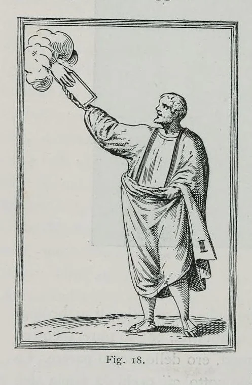An illustration from Roma sotterranea : le pitture delle catacombe romane, 1903, leaf 207