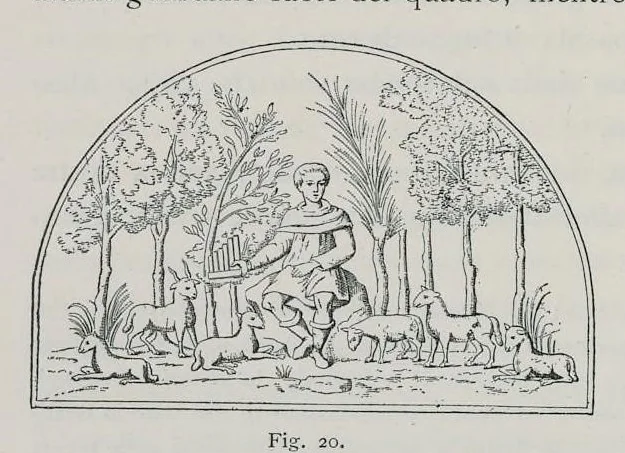 An illustration from Roma sotterranea : le pitture delle catacombe romane, 1903, leaf 241