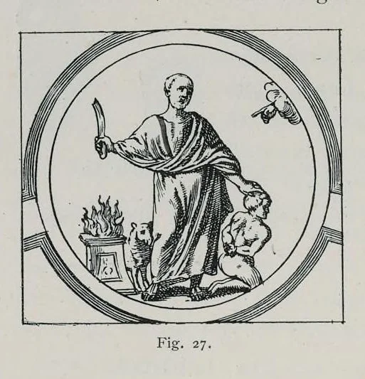 An illustration from Roma sotterranea : le pitture delle catacombe romane, 1903, leaf 305