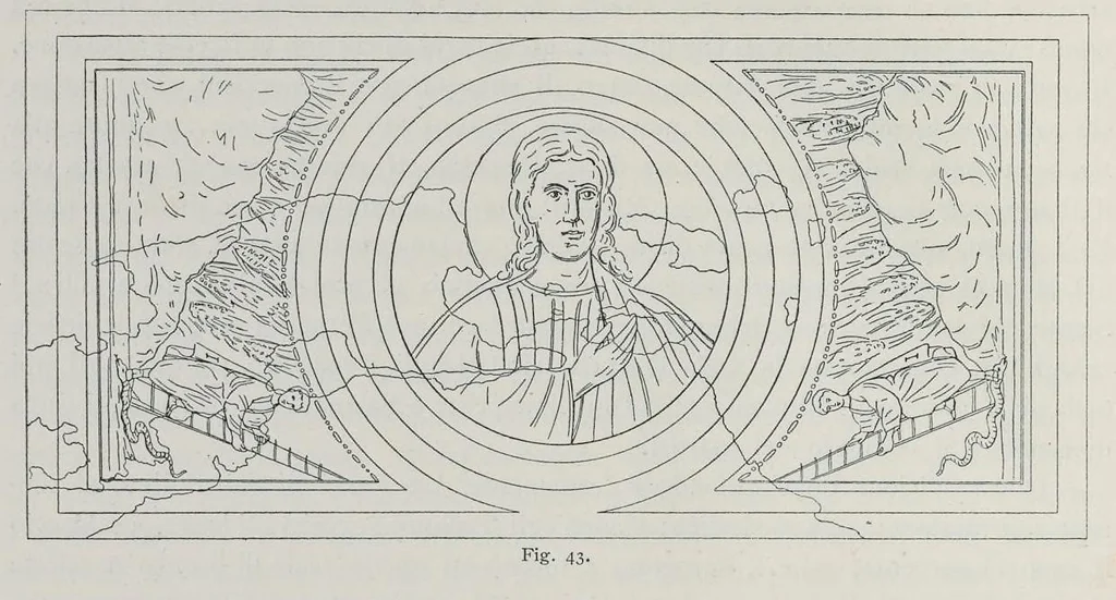 An illustration from Roma sotterranea : le pitture delle catacombe romane, 1903, leaf 469