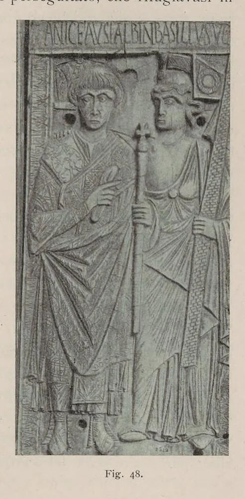 An illustration from Roma sotterranea : le pitture delle catacombe romane, 1903, leaf 484
