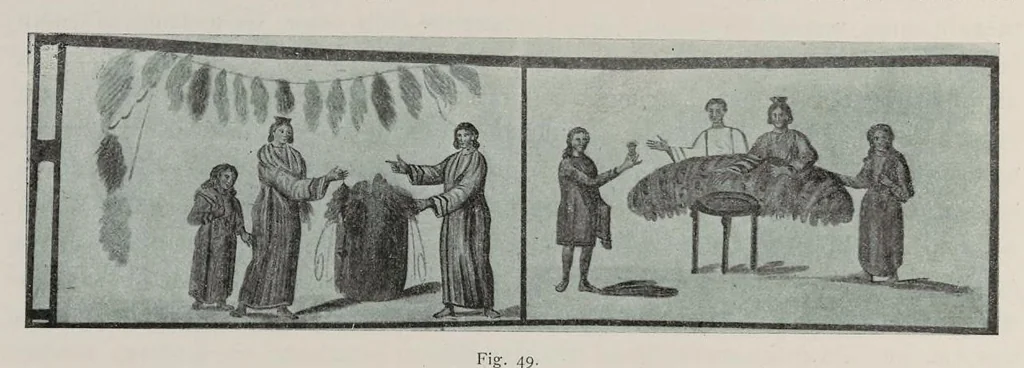 An illustration from Roma sotterranea : le pitture delle catacombe romane, 1903, leaf 489