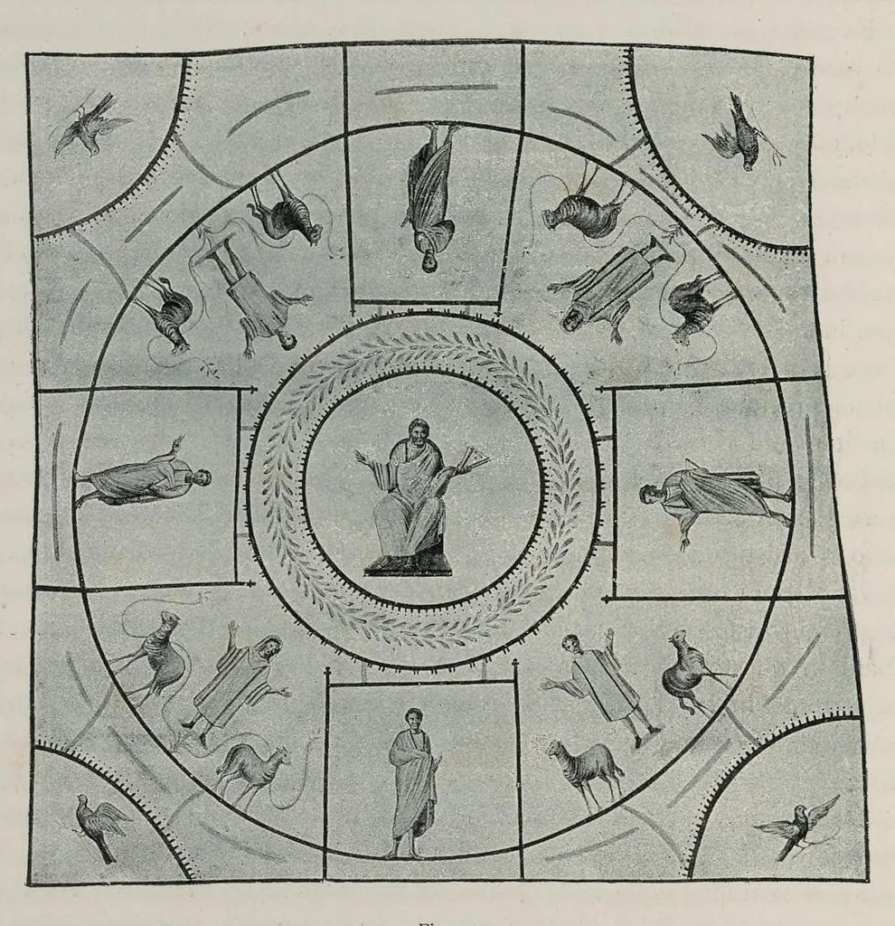 An illustration from Roma sotterranea : le pitture delle catacombe romane, 1903, leaf 79