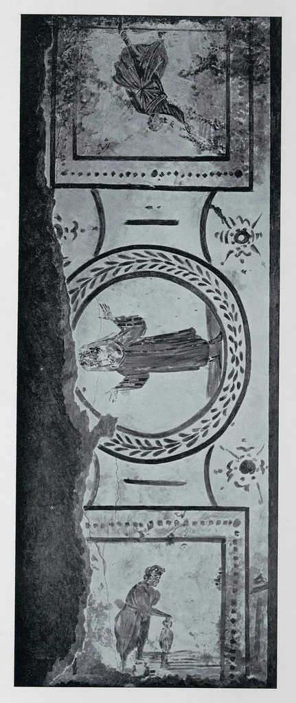 An illustration from Roma sotterranea : le pitture delle catacombe romane, 1903, leaf 122