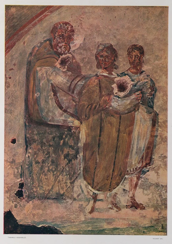 An illustration from Roma sotterranea : le pitture delle catacombe romane, 1903, leaf 164