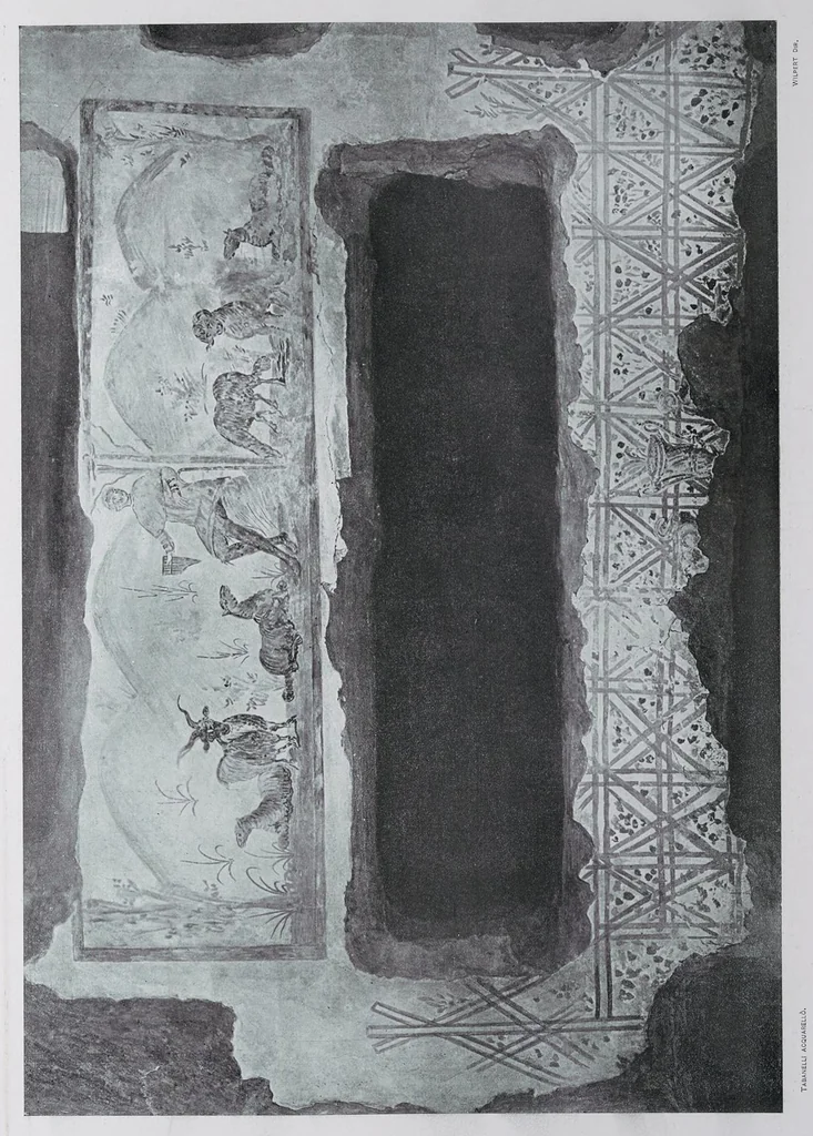 An illustration from Roma sotterranea : le pitture delle catacombe romane, 1903, leaf 246