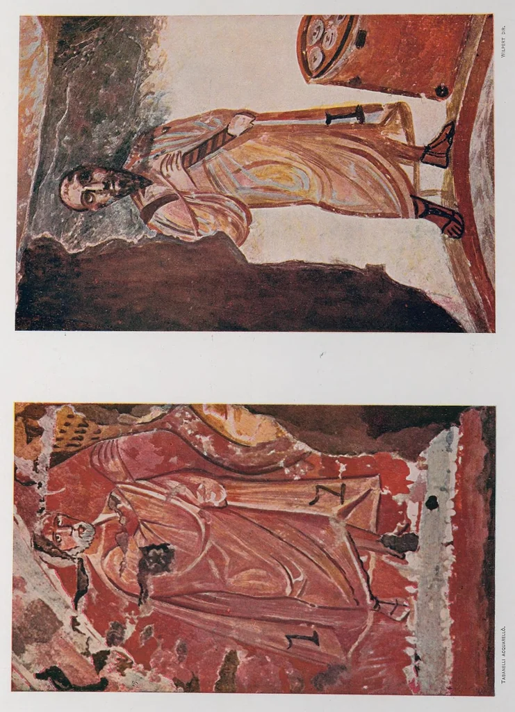 An illustration from Roma sotterranea : le pitture delle catacombe romane, 1903, leaf 370