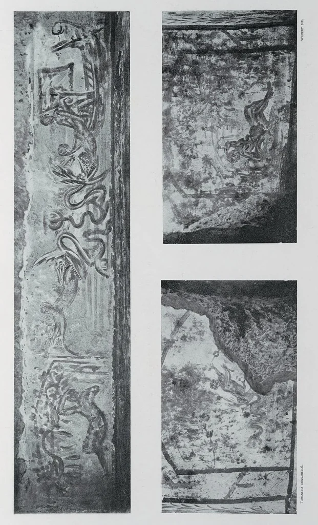 An illustration from Roma sotterranea : le pitture delle catacombe romane, 1903, leaf 384