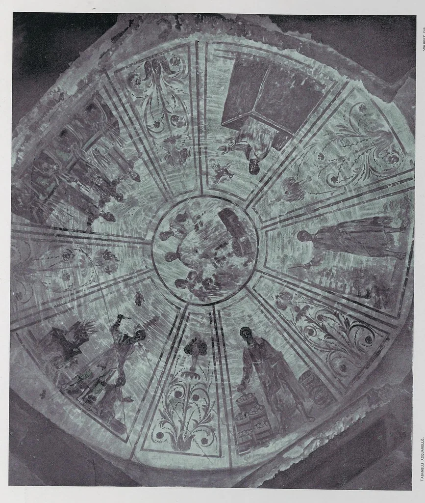 An illustration from Roma sotterranea : le pitture delle catacombe romane, 1903, leaf 398