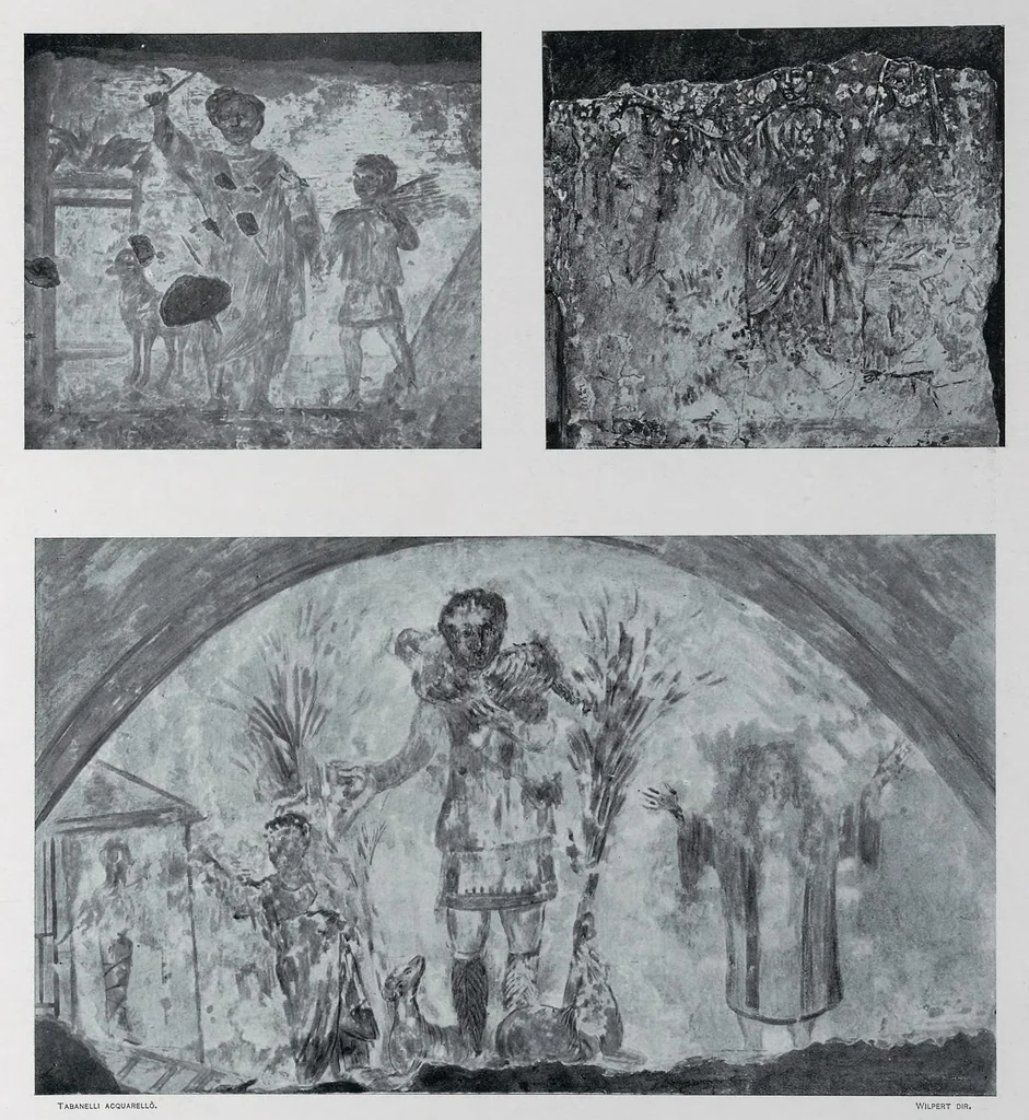 An illustration from Roma sotterranea : le pitture delle catacombe romane, 1903, leaf 450