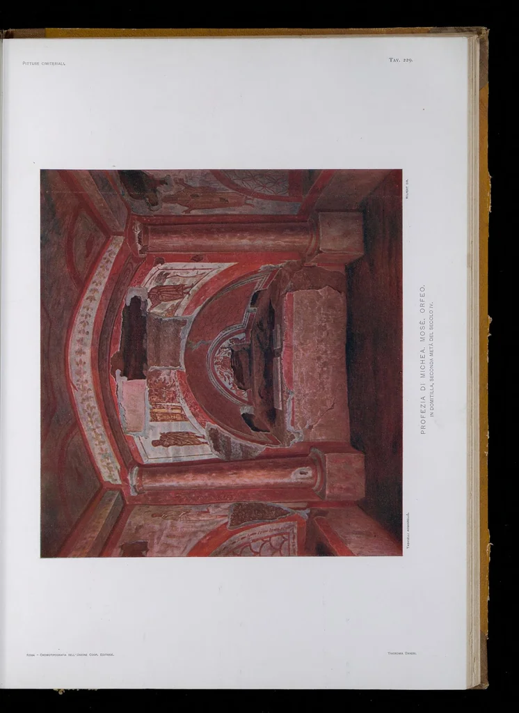 An illustration from Roma sotterranea : le pitture delle catacombe romane, 1903, leaf 464