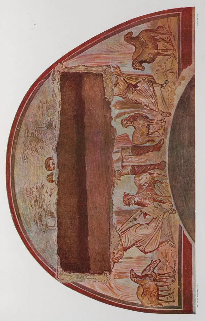 An illustration from Roma sotterranea : le pitture delle catacombe romane, 1903, leaf 478