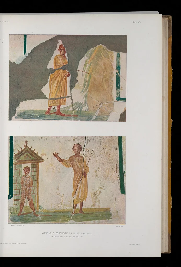 An illustration from Roma sotterranea : le pitture delle catacombe romane, 1903, leaf 98