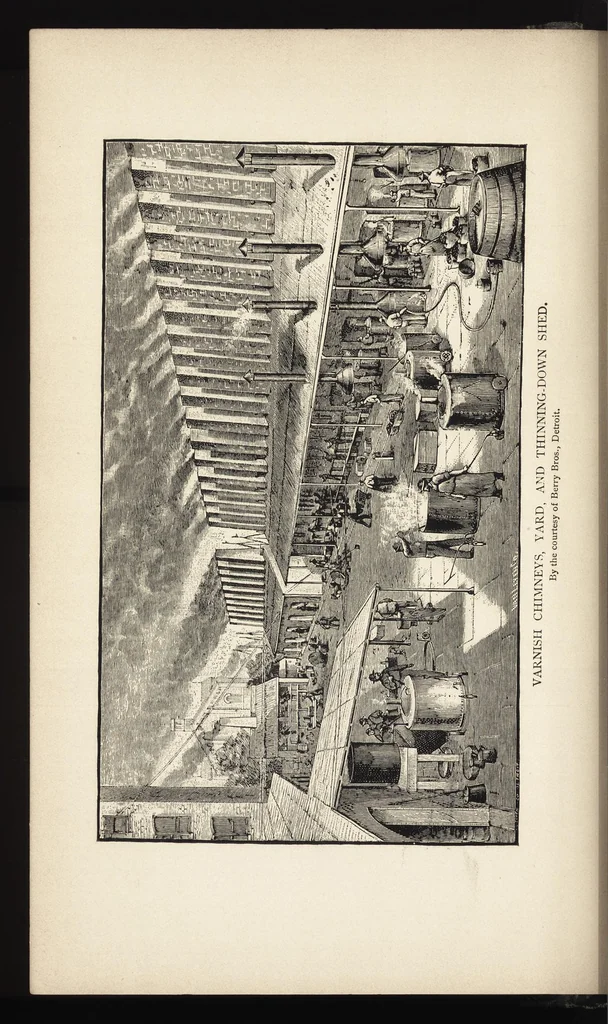 An illustration from The industrial and artistic technology of paint and varnish, 1904, leaf 101