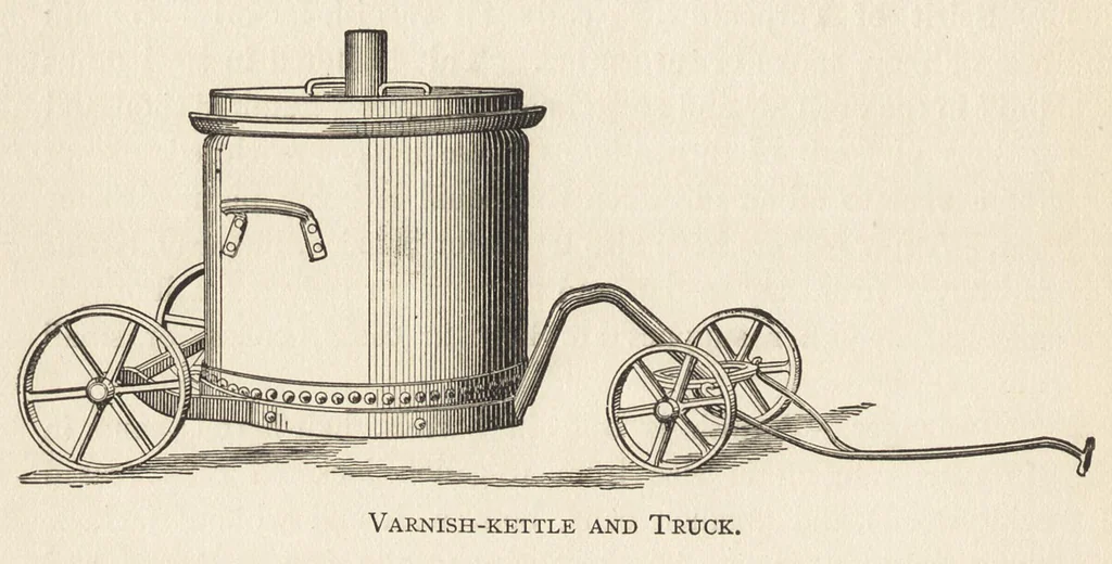 An illustration from The industrial and artistic technology of paint and varnish, 1904, leaf 85