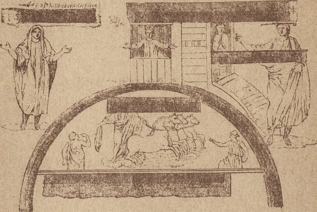 An illustration from Storia della pittura in Italia dal secolo II al secolo XVI, 1883, leaf 20