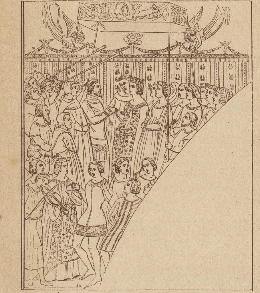 An illustration from Storia della pittura in Italia dal secolo II al secolo XVI, 1883, leaf 616