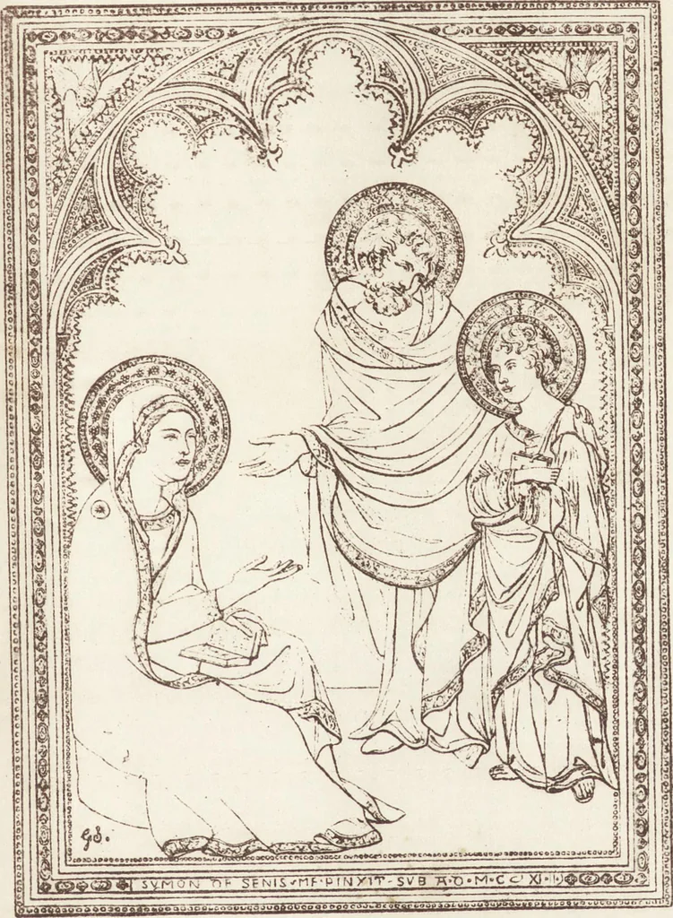 An illustration from Storia della pittura in Italia dal secolo II al secolo XVI, 1883, leaf 128