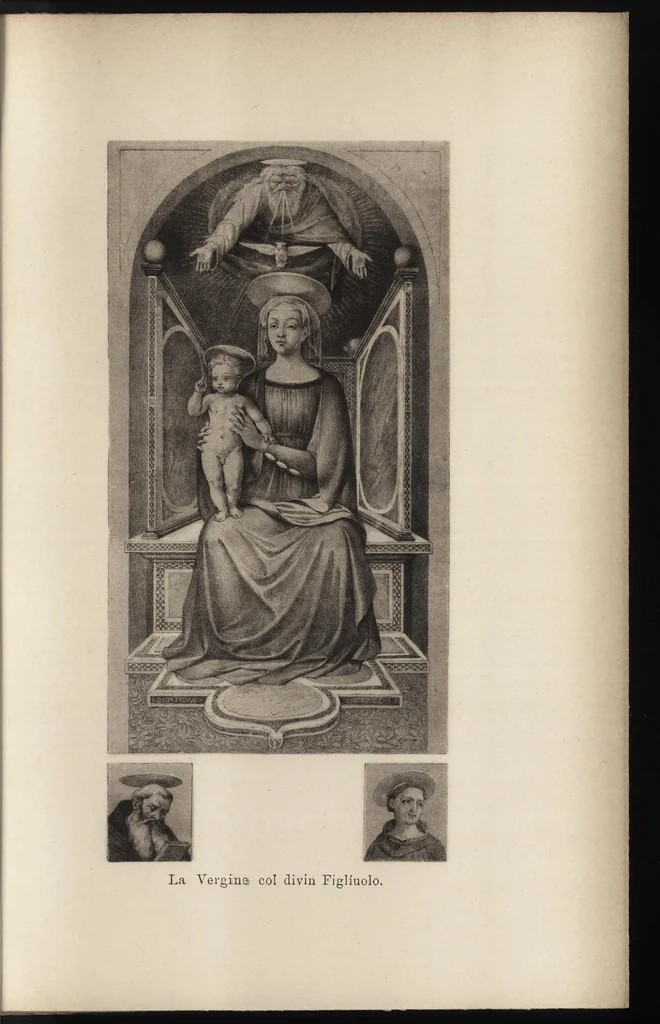 An illustration from Storia della pittura in Italia dal secolo II al secolo XVI, 1883, leaf 144