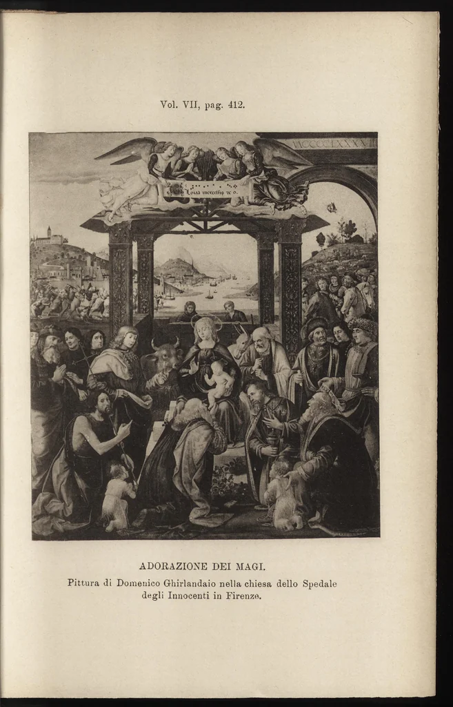 An illustration from Storia della pittura in Italia dal secolo II al secolo XVI, 1883, leaf 444