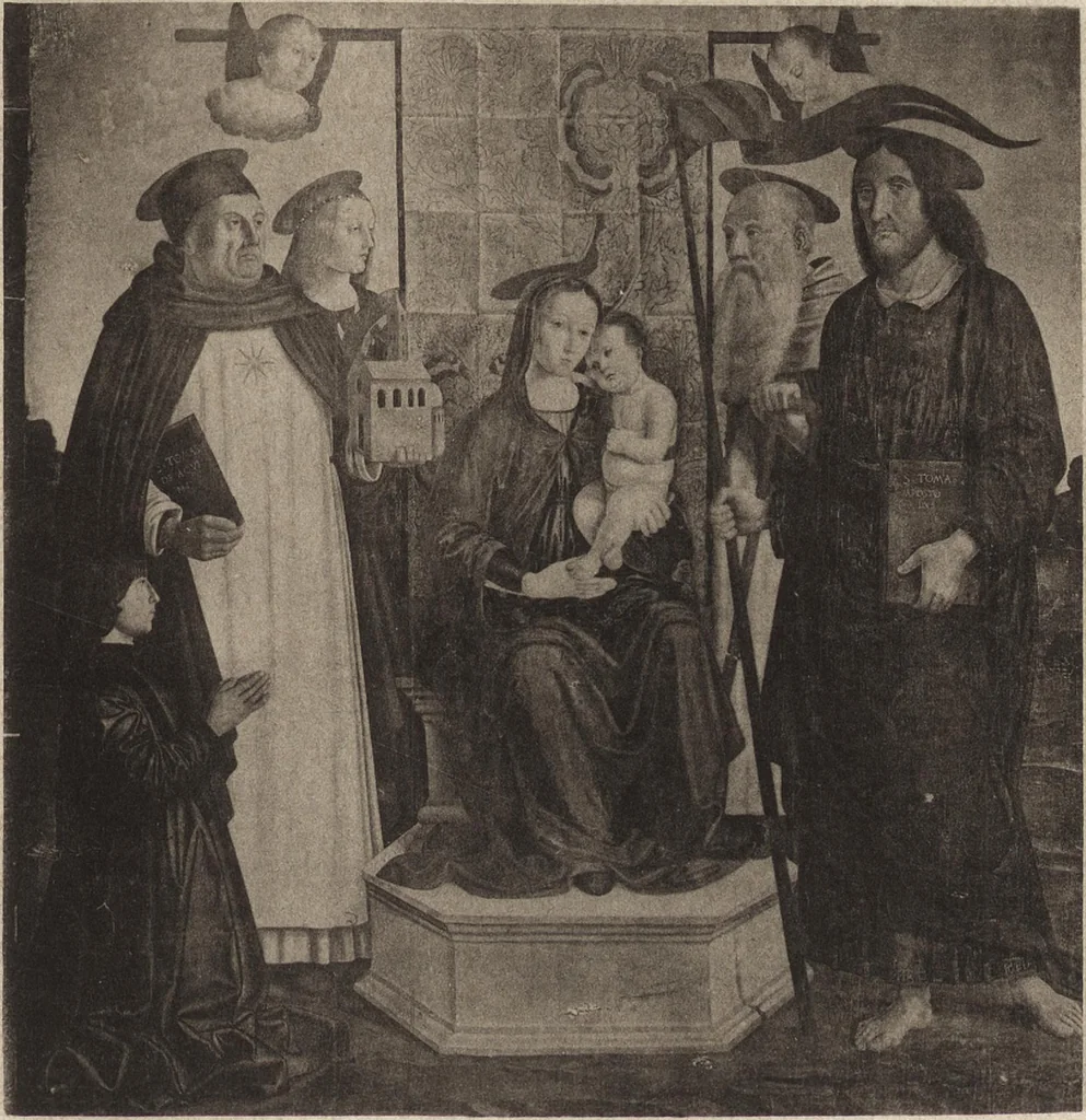 An illustration from Storia della pittura in Italia dal secolo II al secolo XVI, 1883, leaf 460