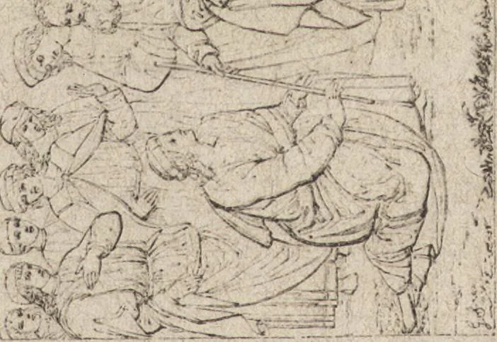 An illustration from Storia della pittura in Italia dal secolo II al secolo XVI, 1883, leaf 502