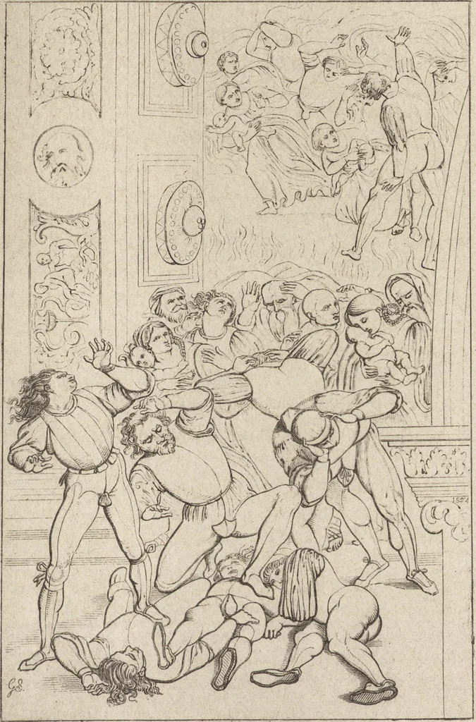 An illustration from Storia della pittura in Italia dal secolo II al secolo XVI, 1883, leaf 532