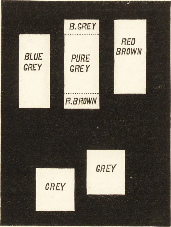 An illustration from Students' text-book of color, or, Modern chromatics : with applications to art and industry, 1881, leaf 176
