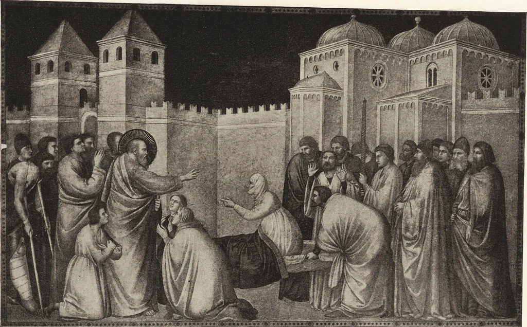 An illustration from Giotto and some of his followers, 1917, leaf 124