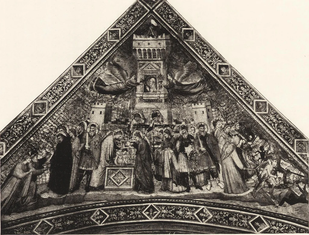 An illustration from Giotto and some of his followers, 1917, leaf 184