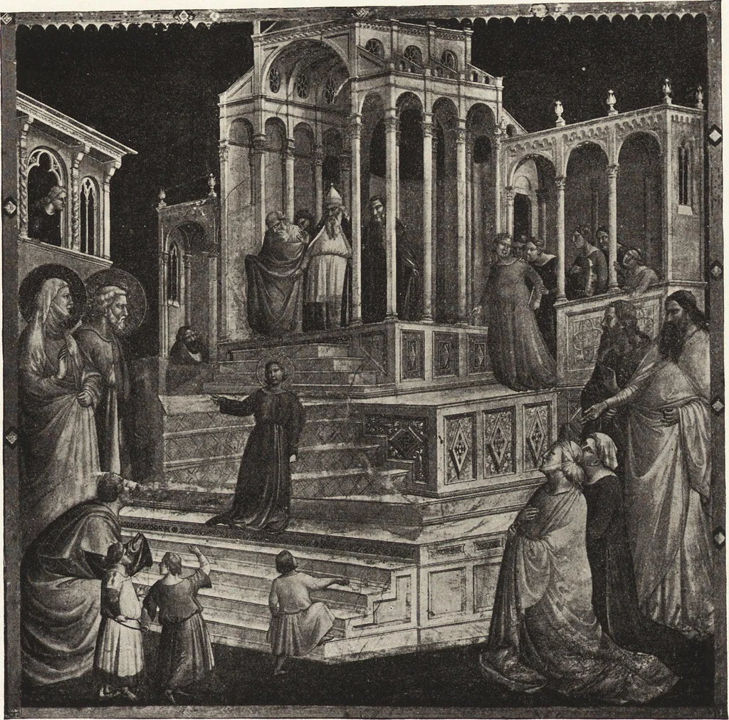 An illustration from Giotto and some of his followers, 1917, leaf 244