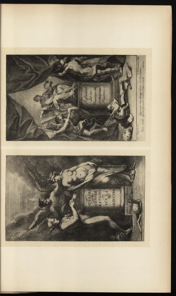 An illustration from Les doctrines d'art en France; peintres, amateurs, critiques, de Poussin à Diderot; ouvrage illustré de 12 planches hors texte, 1909, leaf 182